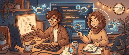 当 VS Code 从月更切到周更，真正被 AI 改写的不是补全，而是整个产品团队的工作流