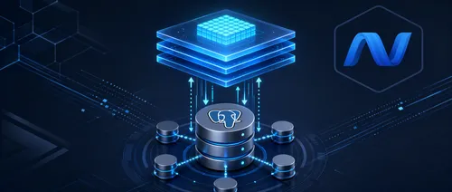 分布式缓存架构示意：内存层 + PostgreSQL 分布式层