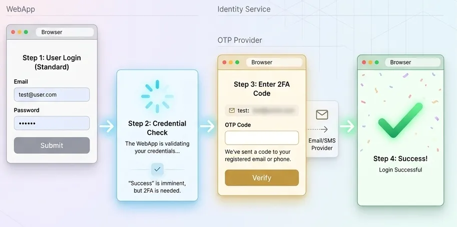 2FA 流程示意图