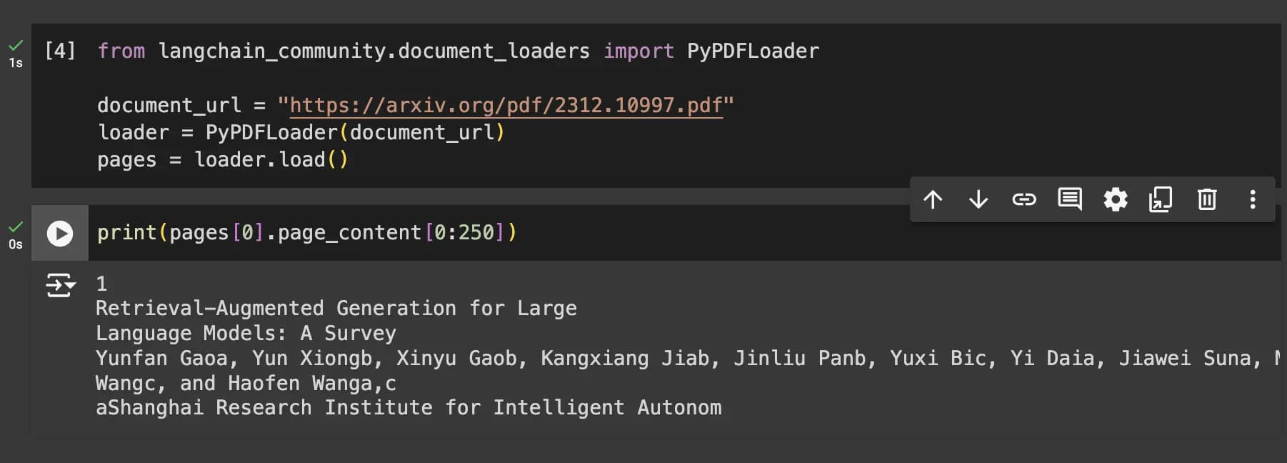 PDF文档并使用LangChain的PyPDF连接器解析